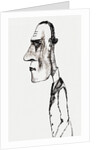 Self-caricature, Mid of 1930s by Anonymous