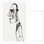 Self-caricature, Mid of 1930s by Anonymous