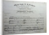 Cover of the score of the opera Oberto conte di San Bonifacio by Giuseppe Verdi, 1850 by Anonymous