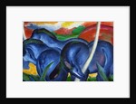 The Large Blue Horses, 1911 by Anonymous