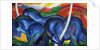 The Large Blue Horses, 1911 by Anonymous