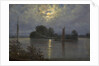Full Moon near Pillnitz, by Anonymous