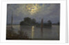 Full Moon near Pillnitz, by Anonymous