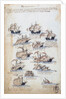 The fleet of Pedro Álvares Cabral in 1500 by Anonymous