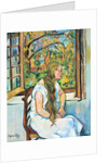 Germaine Utter at her window, 1926 by Anonymous