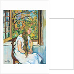 Germaine Utter at her window, 1926 by Anonymous