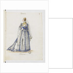 Elvira. Costume design for the opera Ernani by Giuseppe Verdi, 1845 by Anonymous
