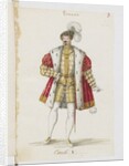 Don Carlos. Costume design for the opera Ernani by Giuseppe Verdi, 1845 by Anonymous