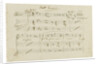The autograph manuscript: Opera Ernani, final aria Solingo, errante e misero, Early 1840s by Anonymous