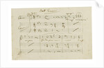 The autograph manuscript: Opera Ernani, final aria Solingo, errante e misero, Early 1840s by Anonymous