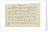 The autograph manuscript: Opera Ernani, final aria Solingo, errante e misero, Early 1840s by Anonymous
