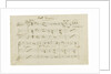The autograph manuscript: Opera Ernani, final aria Solingo, errante e misero, Early 1840s by Anonymous