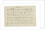 The autograph manuscript: Opera Ernani, final aria Solingo, errante e misero, Early 1840s by Anonymous