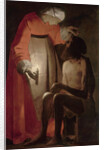 Job Mocked by his Wife, by Anonymous