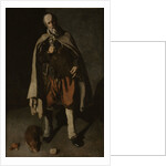 The Hurdy-Gurdy Player with a Dog, ca 1625 by Anonymous
