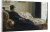 Méditation. Madame Monet au canapé, c. 1871 by Anonymous