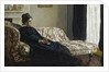 Méditation. Madame Monet au canapé, c. 1871 by Anonymous