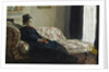 Méditation. Madame Monet au canapé, c. 1871 by Anonymous