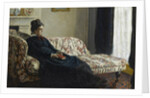 Méditation. Madame Monet au canapé, c. 1871 by Anonymous