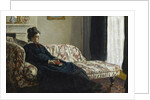 Méditation. Madame Monet au canapé, c. 1871 by Anonymous