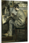 Frédéric Bazille at his easel, 1867 by Anonymous