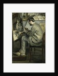 Frédéric Bazille at his easel, 1867 by Anonymous