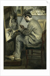 Frédéric Bazille at his easel, 1867 by Anonymous