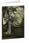 Frédéric Bazille at his easel, 1867 by Anonymous