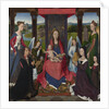 The Virgin and Child with Saints and Donors (The Donne Triptych). The central panel, ca 1478 by Anonymous