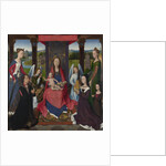 The Virgin and Child with Saints and Donors (The Donne Triptych). The central panel, ca 1478 by Anonymous
