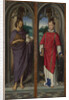 Saint John the Baptist and Saint Lawrence (Panels of the Pagagnotti Triptych), c. 1480 by Anonymous