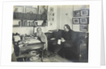 Leo Tolstoy with his secretary Vladimir Chertkov at the Yasnaya Polyana on 29 March 1909, 1909 by Anonymous