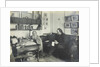 Leo Tolstoy with his secretary Vladimir Chertkov at the Yasnaya Polyana on 29 March 1909, 1909 by Anonymous