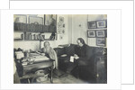 Leo Tolstoy with his secretary Vladimir Chertkov at the Yasnaya Polyana on 29 March 1909, 1909 by Anonymous
