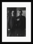 Akseli Gallen-Kallela and Maxim Gorky in Helsinki, c. 1905 by Anonymous