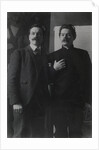 Akseli Gallen-Kallela and Maxim Gorky in Helsinki, c. 1905 by Anonymous