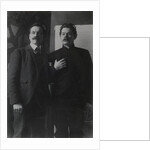 Akseli Gallen-Kallela and Maxim Gorky in Helsinki, c. 1905 by Anonymous