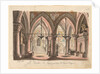 Set design for the Opera Ernani by Giuseppe Verdi by Anonymous