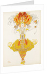 Costume design for the ballet The Firebird (Loiseau de feu) by I. Stravinsky, 1922 by Anonymous