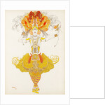 Costume design for the ballet The Firebird (Loiseau de feu) by I. Stravinsky, 1922 by Anonymous