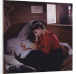 In A Railway Carriage, 1893 by Anonymous