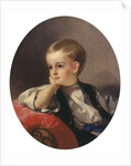 Portrait of Count Bobrinsky as child, 1882 by Anonymous