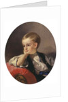 Portrait of Count Bobrinsky as child, 1882 by Anonymous