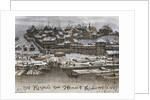 The Moscow Kremlin at the time of Tsar Ivan I Kalita, 1921 by Anonymous