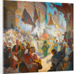 The procession of the mahmal through the streets of Cairo, 1909 by Anonymous