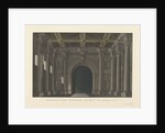 Stage design for the tragedy The Bride of Messina by Friedrich Schiller, 1824 by Anonymous