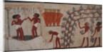 Harvesting grapes and Winemaking. The Tomb of Nakht, ca 1380 BC by Anonymous