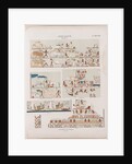 Old Kingdom. Fourth Dynasty. Pyramids at Saqqara. Monuments from Egypt and Ethiopia, ca. 1849 by Anonymous