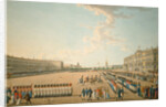 Parade at the Palace Square in St. Petersburg, Mid of the 19th cen by Anonymous