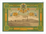 Poster of the Sergei Simanins Paper Yarn Weaving Factory in Stavrov, Early 20th cen by Anonymous